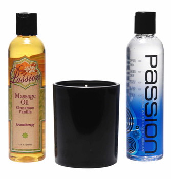Heat Up The Night Sensual Massage Kit by Passion Lubricants