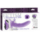 Vibrating 8 Inch Silicone Hollow Strap-on - Purple by Pipedream Products - Product SKU CNVNAL -40040