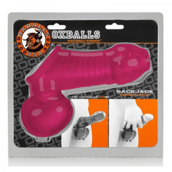 Oxballs Sackjack Wearable Jackoff Sheath O/s Hot Pink Sex Toys For Men