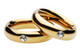 Rhinestone Accented Golden Heavy Weight Erection Ring 1.75 Inches by XR Brands - view 2