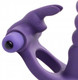 Double Delight Dual Penetration Vibrating Rabbit C Ring by XR Brands - view 2