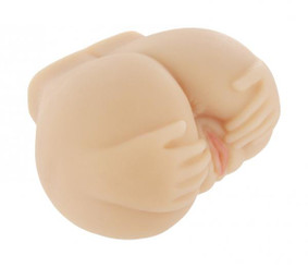 Sexflesh Spreadem Dual-entry Stroker Masturbator by XR Brands