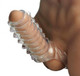 The Rock Tumbler Ball Tugging Stroker Clear by XR Brands