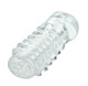 The Rock Tumbler Ball Tugging Stroker Clear by XR Brands - view 4