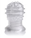 Trinity Vibes Vibrating Penis Head Teaser Clear by XR Brands - view 2