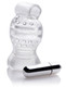 Trinity Vibes Vibrating Penis Head Teaser Clear by XR Brands - view 3
