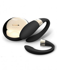 Tiani 2 Black Couples Massager - Black by Lelo