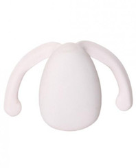 Eva 2 Couples Vibrator Quartz White by Dame Products