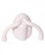 Eva 2 Couples Vibrator Quartz White by Dame Products - view 4
