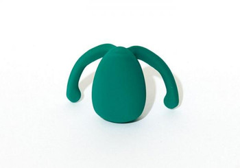Eva II Fir Green Hands Free Clitoral Vibrator by Dame Products