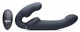 Strap U 10x Swirl Ergo-fit Strapless Strap-on Black by XR Brands - Product SKU XRAG413