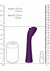 Discretion G-spot Glimmer Purple by SHOTS AMERICA - Product SKU SHTDIS003PUR
