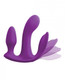 3Some Total Ecstasy Silicone Vibrator Purple by Pipedream Products - view 3