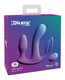 3Some Total Ecstasy Silicone Vibrator Purple by Pipedream Products - view 4