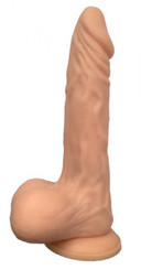 Quake 2 Throbbing Pulsating Dildo Suction Cup & Remote by Hott Products