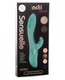 Sensuelle Indii XLR8 Electric Blue Rabbit Vibrator by Nu Sensuelle - Product SKU NCBTW69EBL