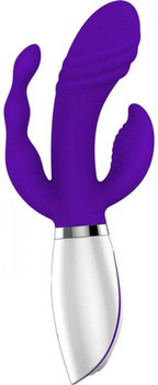 Disco Triple Play Purple Vibrator Adult Sex Toy