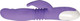 Thick & Thrust Bunny Purple Rabbit Vibrator by Evolved Novelties - view 4