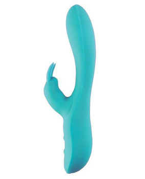 Sensuelle Brandii Bendable Rabbit Vibrator Teal Blue by Novel Creations Toys