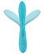 Sensuelle Brandii Bendable Rabbit Vibrator Teal Blue by Novel Creations Toys - view 3