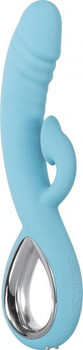 Triple Infinity Blue Rabbit Style Vibrator by Evolved Novelties