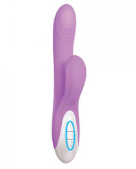 Rechargeable Super Sucker Purple Rabbit Vibrator by Evolved Novelties