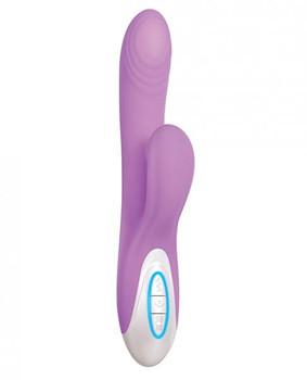 Rechargeable Super Sucker Purple Rabbit Vibrator by Evolved Novelties