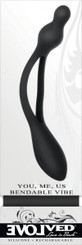 Evolved You Me Us Bendable Vibe by Evolved Novelties