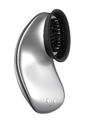 Twitch Hands Free Suction & Vibration Toy Silver by SHOTS AMERICA