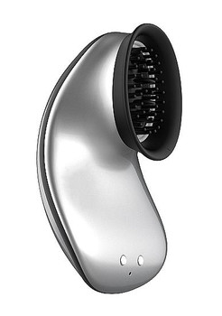 Twitch Hands Free Suction & Vibration Toy Silver by SHOTS AMERICA