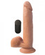 Big Shot 10 inches Vibrating Silicone Dong with Balls Beige Best Adult Toys