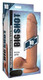 Big Shot 10 inches Vibrating Silicone Dong with Balls Beige by Curve Toys - Product SKU CN19100610