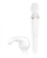 Satisfyer Double Wand-er White Adult Sex Toys