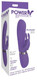 Power Bunnies Thumper 50X Violet Purple Rabbit Vibrator by Curve Toys - Product SKU CN21200140