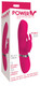 Power Bunnies Hoppy 50X Pink Rabbit Vibrator by Curve Toys - Product SKU CN21200250