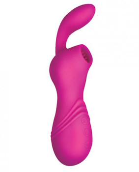 Infinitt Suction Massager Two Pink Vibrator Sex Toy