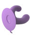 Pipedream Fantasy For Her Duo Pleasure Wallbang-Her Purple Vibrator - Product SKU PD493812