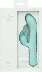 Pillow Talk Clitoral W/ Swarovski Crystal Teal by BMS Enterprises