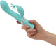 Pillow Talk Clitoral W/ Swarovski Crystal Teal by BMS Enterprises - view 3
