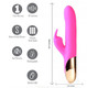 Dream Super Charged Silicone Rabbit Vibrator Pink by Maia Toys - view 3