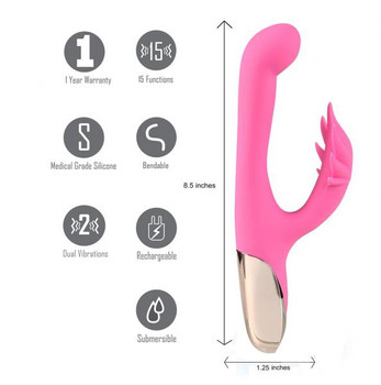 Maui Rechargeable Silicone Poseable 420 Rabbit Best Adult Toys