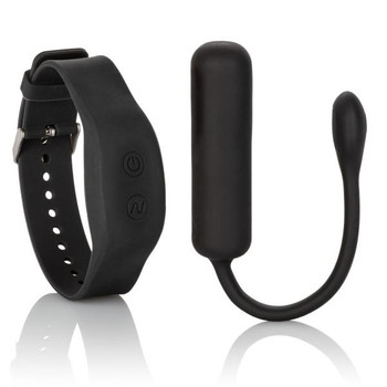 Wristband Remote Petite Bullet Vibrator Black Sex Toy