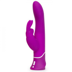 Happy Rabbit 2 Curve Vibrator Purple USB Rechargeable by LoveHoney
