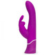 Happy Rabbit 2 Curve Vibrator Purple USB Rechargeable by LoveHoney - view 4