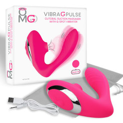Omg Vibra G Pulse Clitoral Suction G-Spot Vibrator Adult Sex Toy