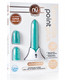 Sensuelle Point Plus Teal Blue Bullet Vibrator by Nu Sensuelle - view 2