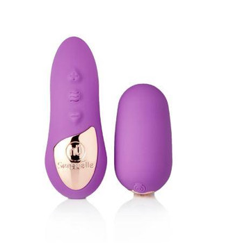 Sensuelle Remote Control Petite Egg Vibrator Purple by Novel Creations Toys