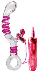 Icicles No. 16 Vibrating Glass Rabbit Vibrator Sex Toy