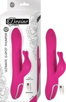 Devine Vibes Ultimate G-spot Thumper Pink Adult Sex Toy