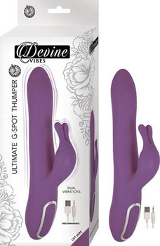 Devine Vibes Ultimate G-spot Thumper Purple Adult Sex Toys